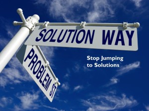 Jumping to solutions deel 1